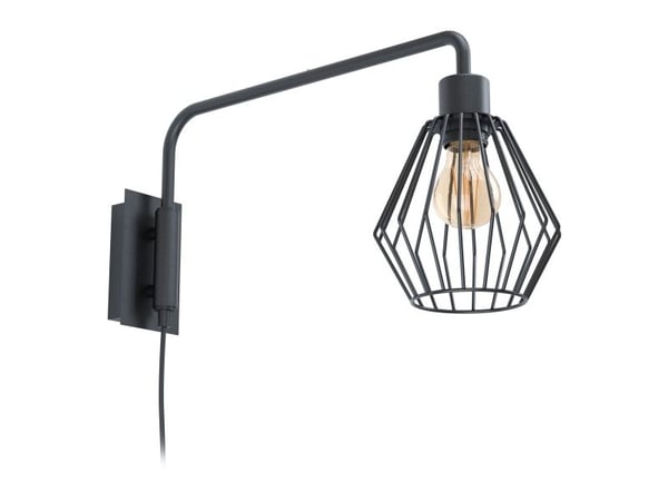 EGLO TABILLANO 1 VÆG E27 D500 SORT