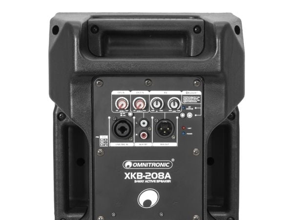 Omnitronic 11038793, 2-veis, Ledning & Trådløs, 70 W, 65 - 20000 Hz, Svart