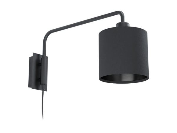 EGLO STAITI 1 VEGG E27 D500 SVART