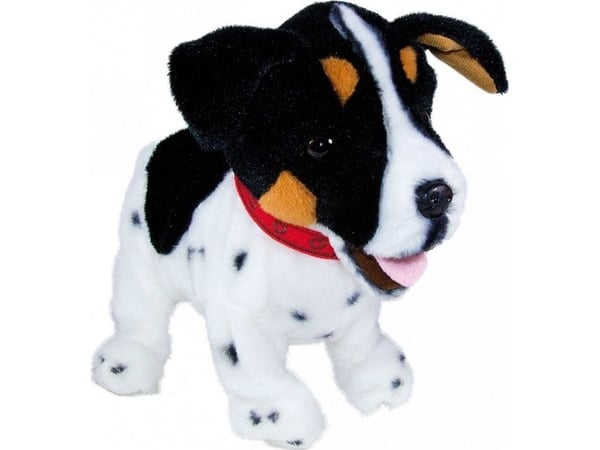 Madej interaktiv bamse Figo hund som reagerer på kommandoer Jack Russell Terrier
