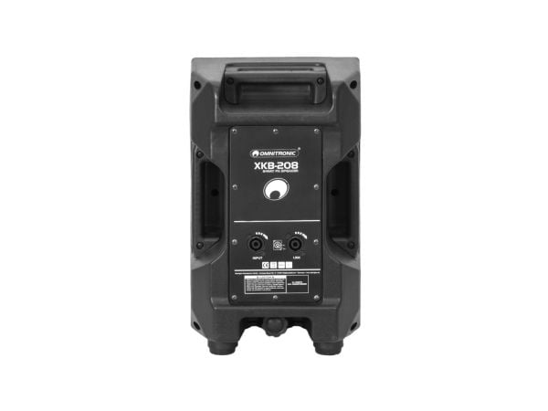Omnitronic 11038761, Full rekkevidde, Koblet med ledninger (ikke trådløs), 100 W, 65 - 20000 Hz, 8 O, Svart