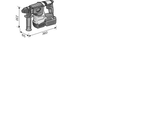 Flex akku borehammer CHE 2-26 18.0-EC C