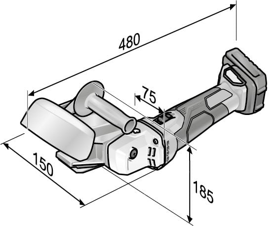 AKKU Jyrsin RFE 40 18.0-EC/5.0 SET