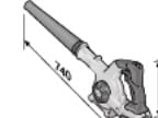 Flex akku løvblæser BW 18.0-EC