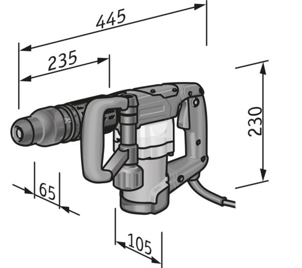 Flex mejselhammer DH 5 SDS-max