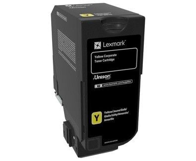 Lexmark - Gul - original - tonerpatron LCCP, Lexmark Corporate - for Lexmark CS720de, CS720dte, CS725de, CS725dte, CX725de, CX725dhe, CX725dthe
