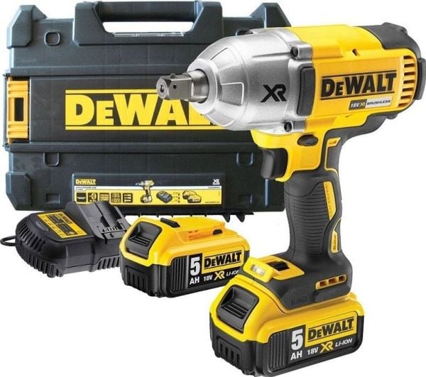 DeWALT DCF899P2-QW, Iskuväännin, Musta, Keltainen, 1/2", 1900 RPM, 400 RPM, 1900 RPM