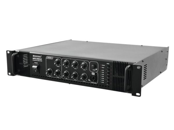 Omnitronic 80709731, 250 W, A/B, 0,5%, 75 dB, 80 - 16000 Hz, Klemmer