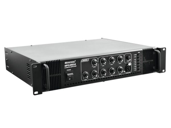 Omnitronic 80709731, 250 W, A/B, 0,5%, 75 dB, 80 - 16000 Hz, Klemmer