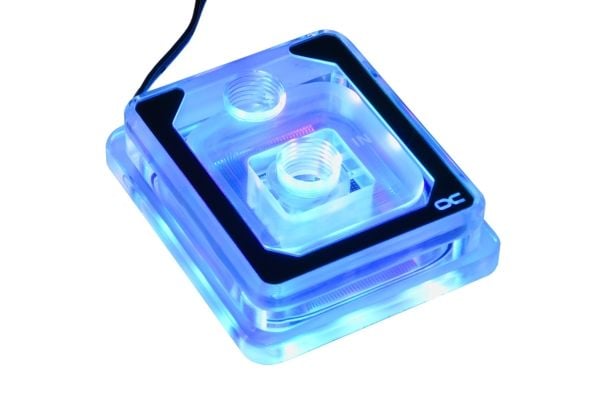 Alphacool 12955, Vannblokk, Perspex, Gjennomsiktig, LGA 1150 (kontakt H3), LGA 1151 (kontakt H4), LGA 1155 (Socket H2), LGA 1156 (Socket H), LGA 12...