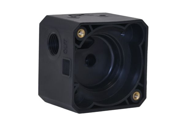 Alphacool Eisstation DC-LT, Sort, 1/4", 1,5 stang, 50,6 mm, 50,6 mm, 37,2 mm