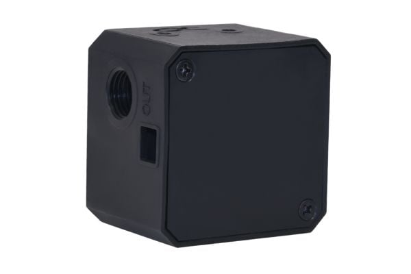 Alphacool Eisstation DC-LT, Sort, 1/4", 1,5 stang, 50,6 mm, 50,6 mm, 37,2 mm