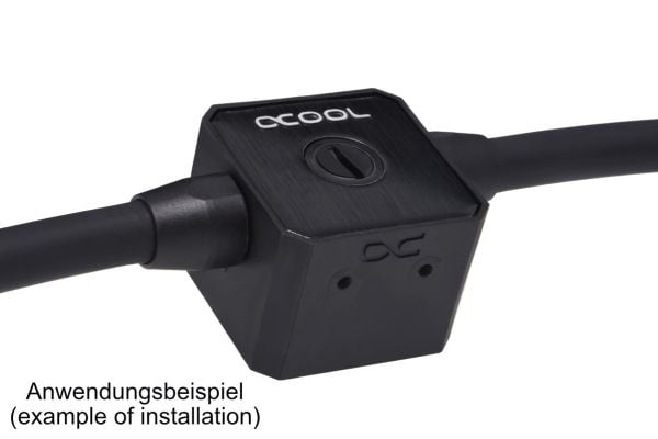 Alphacool Eisstation DC-LT, Sort, 1/4", 1,5 stang, 50,6 mm, 50,6 mm, 37,2 mm