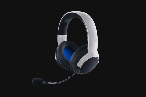 Razer Kaira for Playstation - Hodesett - full størrelse - Bluetooth / 2,4 GHz radiofrekvens - trådløs - hvit - for Sony PlayStation 5
