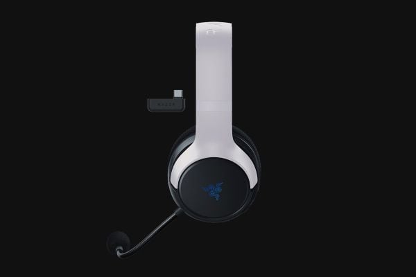 Razer Kaira for Playstation - Hodesett - full størrelse - Bluetooth / 2,4 GHz radiofrekvens - trådløs - hvit - for Sony PlayStation 5