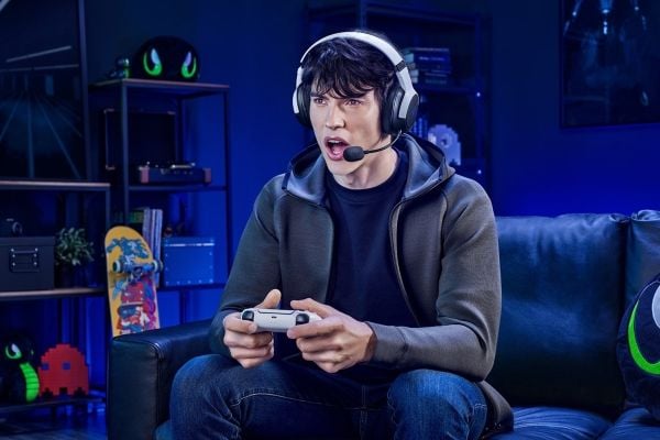 Razer Kaira for Playstation - Hodesett - full størrelse - Bluetooth / 2,4 GHz radiofrekvens - trådløs - hvit - for Sony PlayStation 5