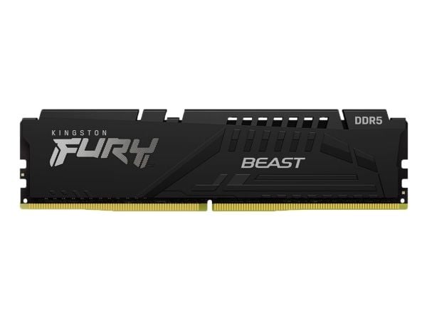Kingston FURY Beast - DDR5 - modul - 16 GB - DIMM 288-pin - 5600 MT/s / PC5-44800 - CL40 - 1.25 V - ikke-bufret - on-die ECC - svart