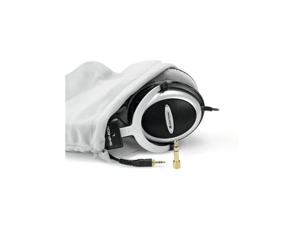 Omnitronic 14000329, Koblet med ledninger (ikke trådløs), 15 - 28000 Hz, Samtaler/musikk, 390 g, Hodetelefoner, Svart, Sølv