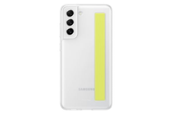 Samsung EF-XG990 - Bakdeksel til mobiltelefon - termoplastisk polyuretan (TPU), polykarbonat - hvit - for Galaxy S21 FE 5G