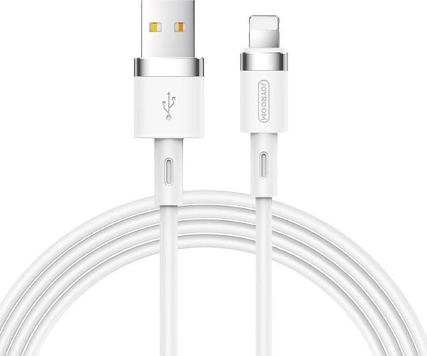 Joyroom USB-A til Lightning-kabel 1,2 m hvit (6941237109293)