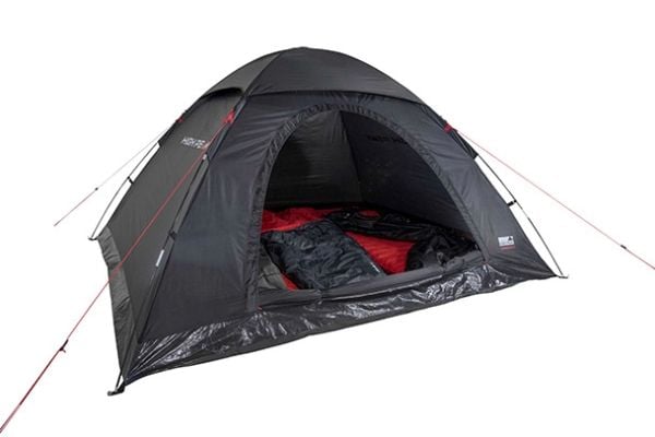 High Peak Monodome XL, Kuppeltelt, 4 person(er), Ventilasjon, Vanntette sømmer, Sort