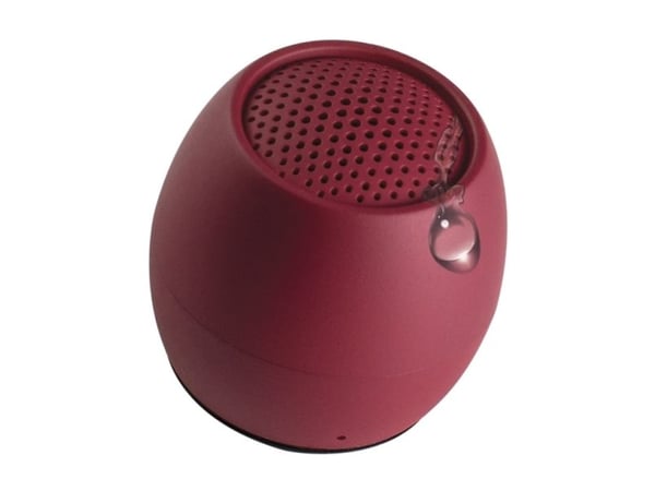 Boompods Zero Speaker, 3 cm, 3 W, Trådløs, Bærbar monohøyttaler, Burgunder, Sfærisk