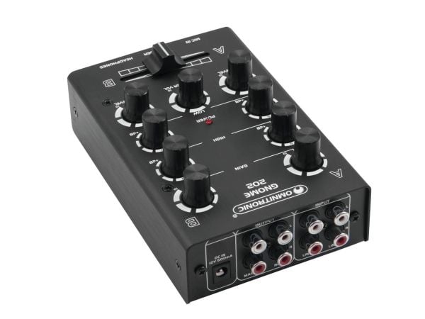 Omnitronic GNOME-202, 2 kanaler, 6 W, Sort