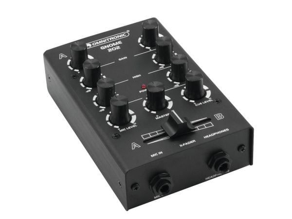 Omnitronic GNOME-202, 2 kanaler, 6 W, Sort