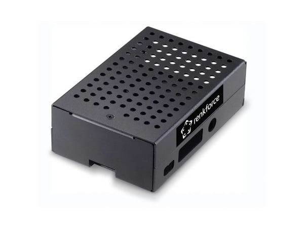 Renkforce RF-4507494, Rektangulær, Aluminium, Sort, 95 mm, 85 mm, 35 mm