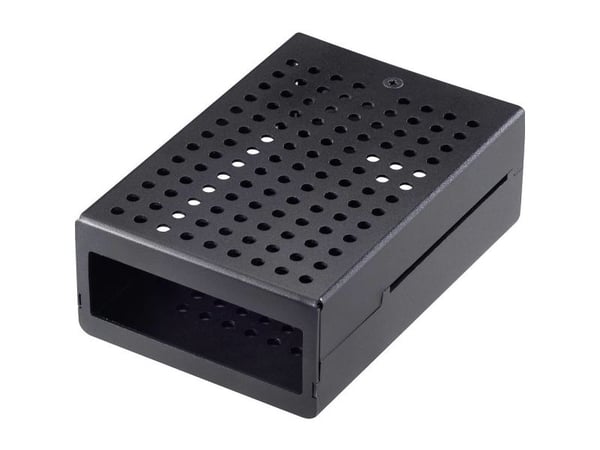 Renkforce RF-4507494, Rektangulær, Aluminium, Sort, 95 mm, 85 mm, 35 mm