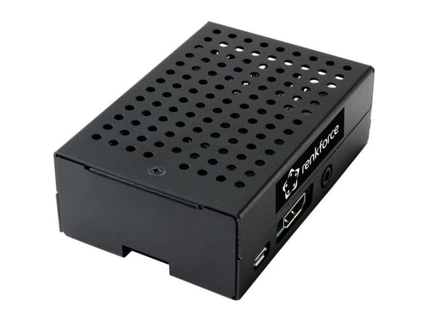 Renkforce RF-4507494, Rektangulær, Aluminium, Sort, 95 mm, 85 mm, 35 mm