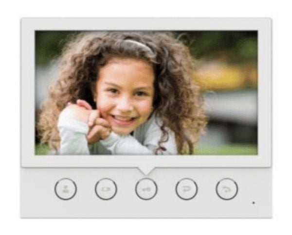 Fanvil i53W, 17,8 cm (7"), LCD, 800 x 480 piksler, H.264, Hvit, Knapper