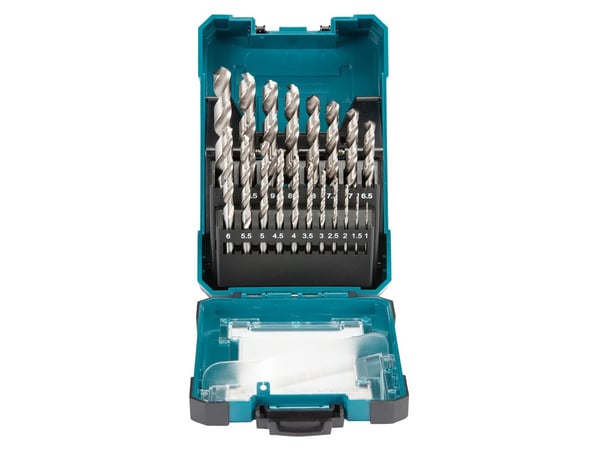 Makita - Borsett - for tre, metall, murverk - 19 deler