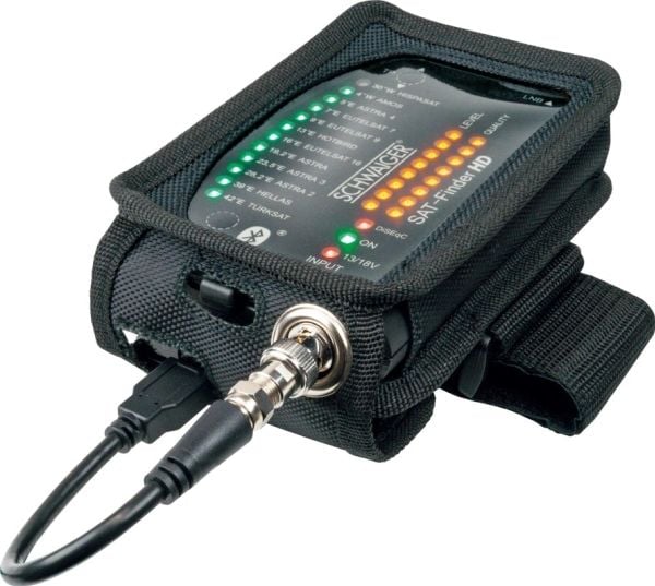 Schwaiger SF9003BTAKKU, 950 - 2150 MHz, 1 kpl, Muovi, Musta, 2 x BNC, 5 - 18 V
