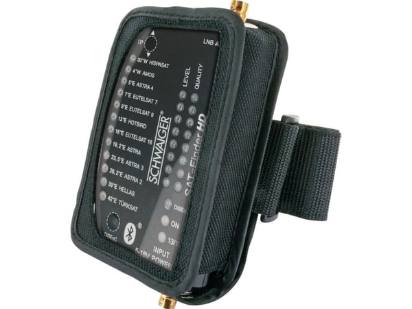 Schwaiger SF9003BTAKKU, 950 - 2150 MHz, 1 kpl, Muovi, Musta, 2 x BNC, 5 - 18 V