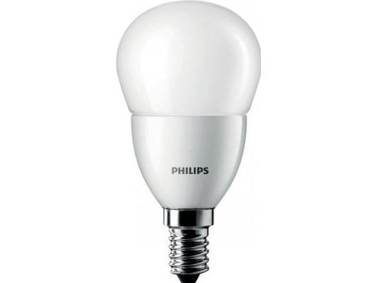 Philips CorePro LEDluster - LED-lyspære - form: P45 - mattslipt finish - E14 - 4 W (ekvivalent 25 W) - klasse A+ - varmt hvitt lys - 2700 K