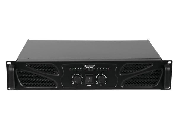 Omnitronic XPA-700, 2.0 kanavaa, 350 W, A/B, 0,5%, 95 dB, 20000 O Omnitronic XPA-700, 2.0 kanavaa, 350 W, A/B, 0,5%, 95 dB, 20000 O