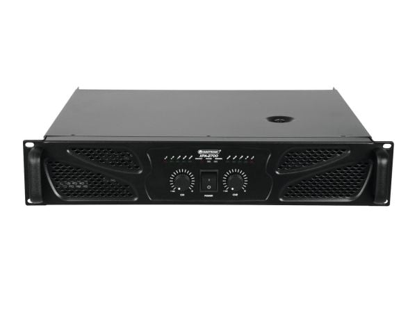 Omnitronic XPA-2700, 2.1 kanavaa, 1350 W, H, 0,5%, 100 dB, 20000 O Omnitronic XPA-2700, 2.1 kanavaa, 1350 W, H, 0,5%, 100 dB, 20000 O