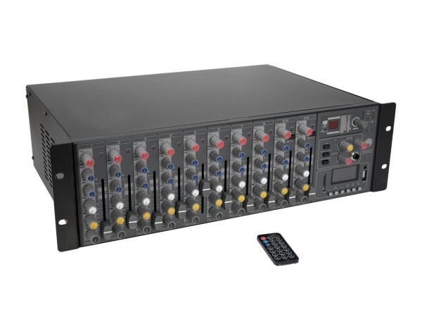 Omnitronic RM-1422FXA, Bluetooth, jalusta-asennus, 115 W, musta