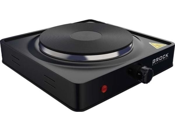 Brock Electronics EP 100 BK, Sort, Benkeplate, 1 zone(s), 1 zone(s), Rund, Elektrisk