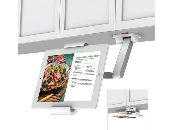 Barkan Tablet Holder 7-12" Swivel Wall Mount Undershelf Adjustable (säädettävä)