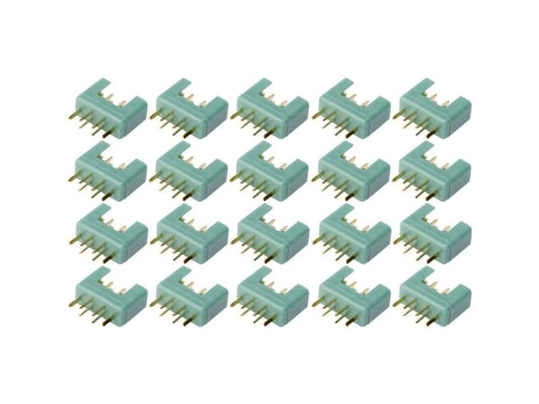 Reely RE-6799056 batterikontakt MPX forgylt - 1 stk. (RE-6799056)