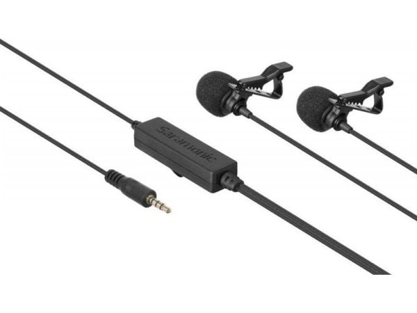 SARAMONIC LAVMIC 2M LAVALIER-MIKROFON MED DOBBEL KABLET