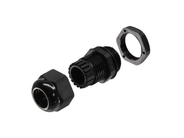 InLine 44012B, musta, 10 kpl, 1,2 cm, 6 mm, 1,2 cm, 6 mm
