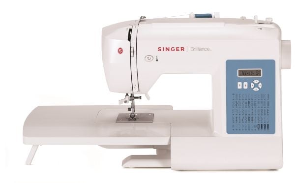 Singer Brilliance 6160 - Symaskin - 60 stygn - 4 enstegsknapphål - LCD bildskärm