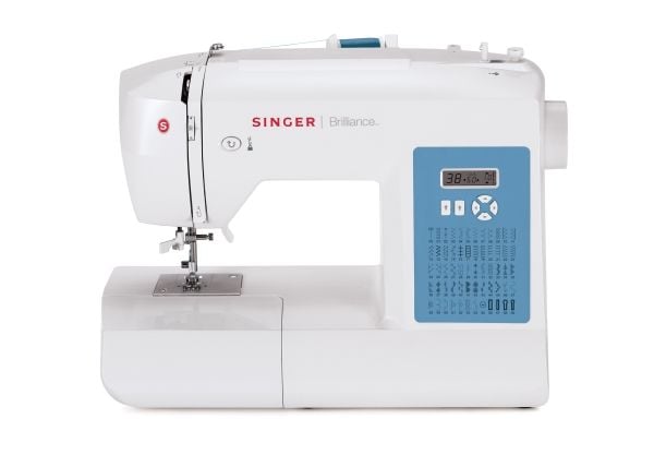 Singer Brilliance 6160 - Symaskin - 60 stygn - 4 enstegsknapphål - LCD bildskärm