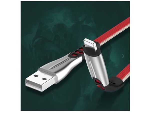 Somostel USB-A till Lightning-kabel 1 m röd (BW02 iPhone red)