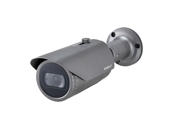 Hanwha QNO-7082R, IP-turvakamera, Ulkona, Langallinen, Katto/seinä, Harmaa, Bullet
