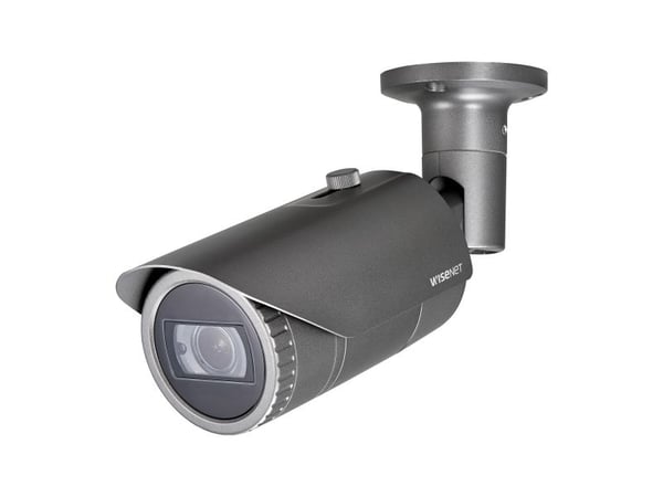 Hanwha QNO-7082R, IP-turvakamera, Ulkona, Langallinen, Katto/seinä, Harmaa, Bullet