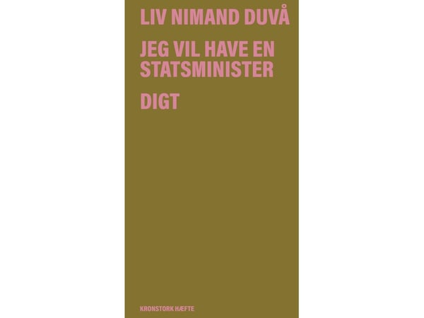 Jeg vil ha en statsminister | Språk: Dansk